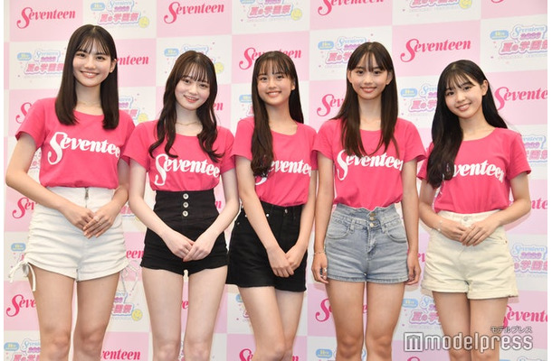 関谷瑠紀、高比良由菜、竹下優名、松本麗世、宮迫翠月（C）モデルプレス