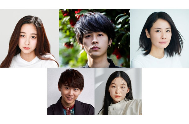 （上段左から）堀田真由、主演・成田凌、吉田羊（下段左から）須賀健太、森田想