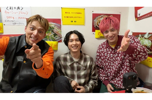 満島真之介、松村北斗、兼近大樹（C）日本テレビ