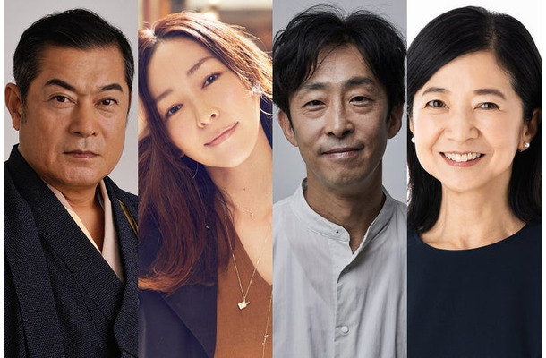 （左から）松平健、麻生久美子、北村有起哉、宮崎美子（提供写真）