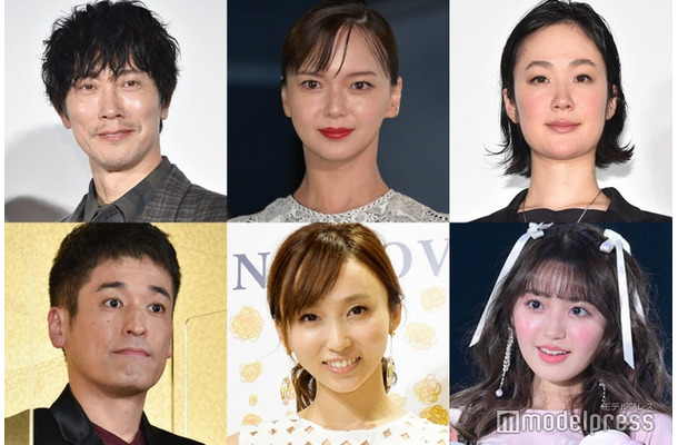 （上段左から）佐々木蔵之介、多部未華子、黒木華（下段左から）佐藤隆太、吉木りさ、香音（C）モデルプレス