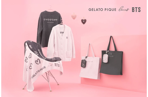 「GELATO PIQUE loves BTS」商品写真（C）BIGHIT MUSIC & HYBE. All Rights Reserved.