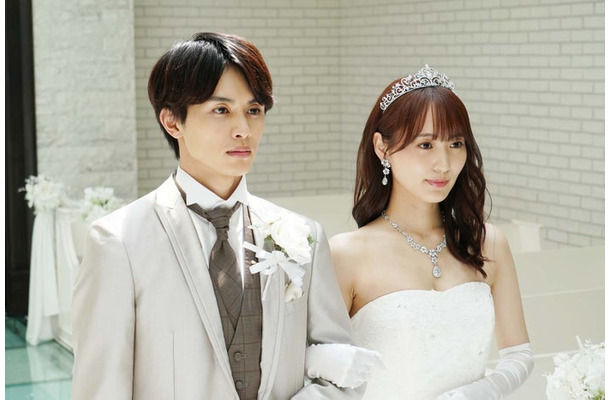 草川拓弥、菅井友香「ビジネス婚－好きになったら離婚します－」第8話より（C）「ビジネス婚」製作委員会・MBS