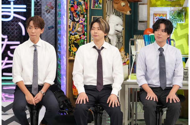 小山慶一郎、増田貴久、加藤シゲアキ（C）日本テレビ