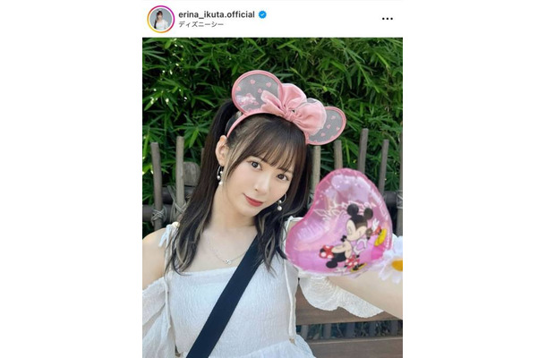 モー娘。生田衣梨奈、キュートな“ツインテールディズニー”SHOTに反響「眼福です」「最高」