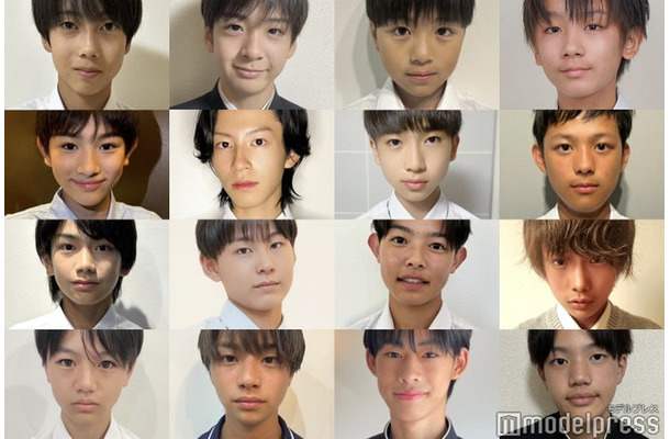 「男子中学生ミスターコン2024」4ブロックの中間速報上位4名たち