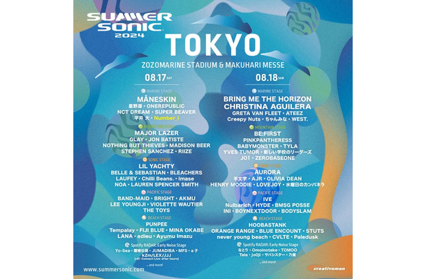 「SUMMER SONIC 2024」東京公演（提供写真）