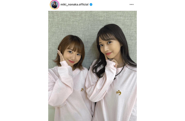 モー娘。野中美希、同期・牧野真莉愛とお出かけ！お揃いSHOTにファンほっこり「ステキ」「めちゃくちゃ可愛い」