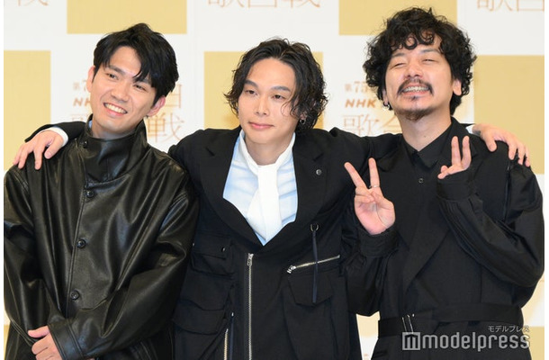 Omoinotake（左から）冨田洋之進、藤井レオ、福島智朗（C）モデルプレス