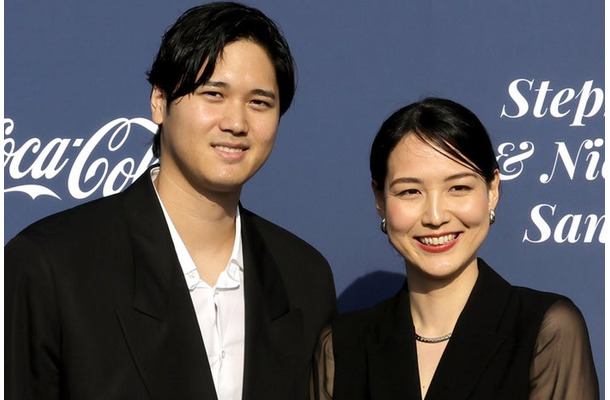 大谷翔平選手、田中真美子さん／Photo by Getty Images