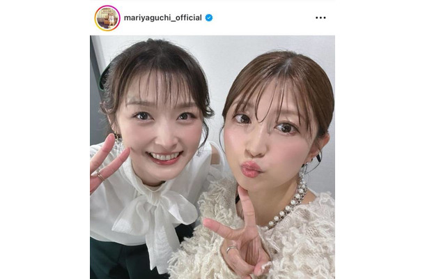 矢口真里、石川梨華との元モー娘。仲良しSHOTにファン喜び「黄金コンビ」「キラキラしてる」