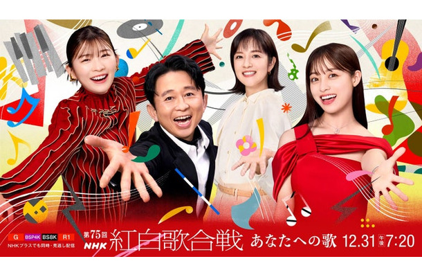 「第75回NHK紅白歌合戦」キービジュアル（C）NHK