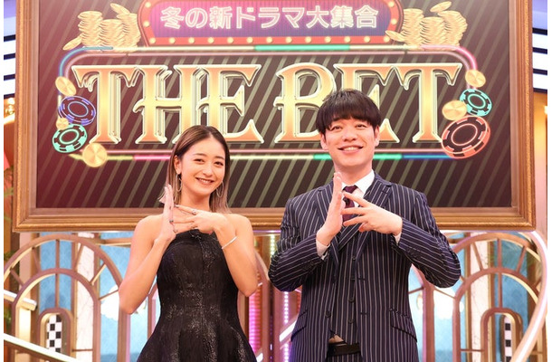 池田美優、川島明（C）フジテレビ