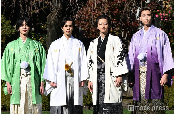 百瀬拓実、奥野壮、飯島寛騎、庄司浩平（C）モデルプレス