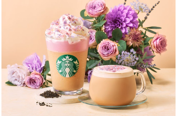 ロイヤル アール グレイ ブーケ フラペチーノ（提供写真）