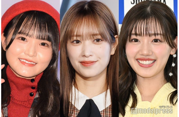 高瀬愛奈、佐々木久美、佐々木美玲（C）モデルプレス