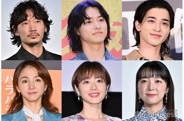 （上段左から）綾野剛、山崎賢人、横浜流星（下段左から）満島ひかり、石原さとみ、上白石萌音（C）モデルプレス