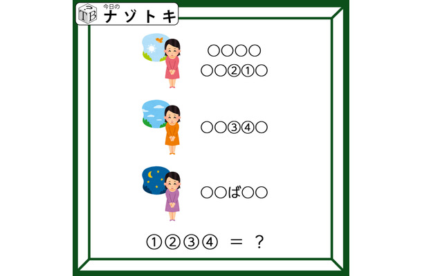 「この三人の女性が表すものは？」どうやら時間帯がちがうみたい！解ければ人にしたくなるはず！【難易度LV.3クイズ】