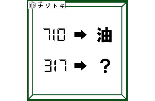 「デジタル数字が漢字になっちゃった！」様々な角度から眺めてみよう！【難易度LV.4クイズ】