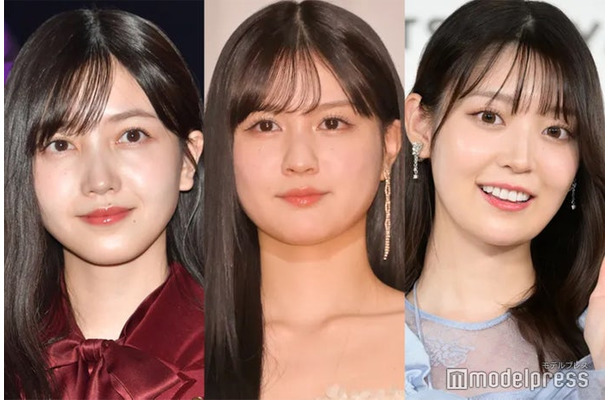 久保史緒里、中村麗乃、阪口珠美（C）モデルプレス