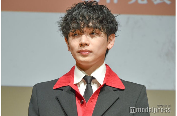 「いつか、ヒーロー」制作発表会見に出席した宮世琉弥（C）モデルプレス