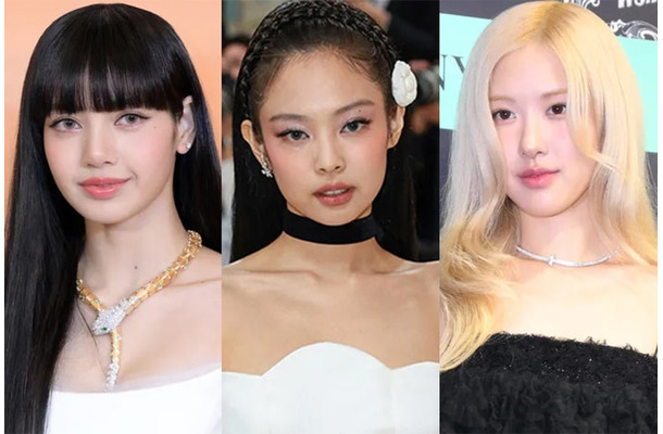 RISA、JENNIE／Photo by Getty Images、ROSE（C）モデルプレス