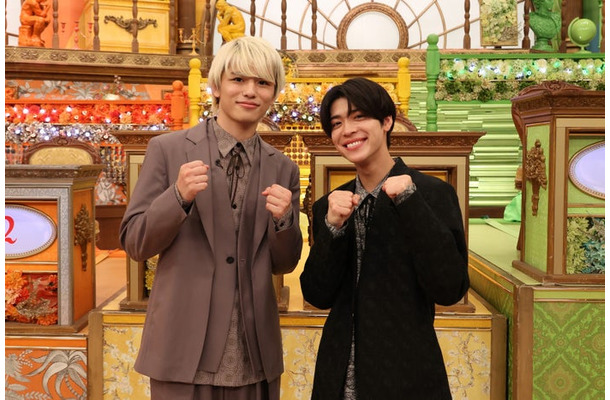篠塚大輝、松島聡（C）フジテレビ