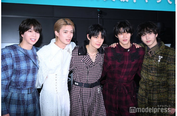 M!LK／塩崎太智、山中柔太朗、佐野勇斗、曽野舜太、吉田仁人（C）モデルプレス