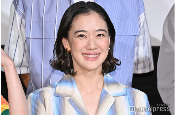 「それいけ！アンパンマン　チャポンのヒーロー！」完成披露上映会に出席した蒼井優（C）モデルプレス