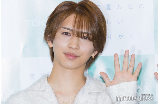 「恋愛ルビの正しいふりかた」制作発表記者会見に登場した岩橋玄樹（C）モデルプレス