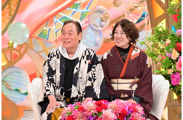 ヨネスケ、陽子さん（C）ABCテレビ