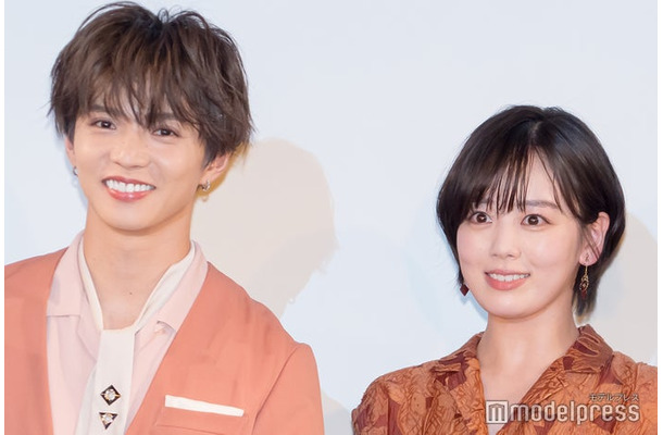 ドラマ「恋愛禁止」第1話特別上映会に出席した佐藤大樹、伊原六花（C）モデルプレス