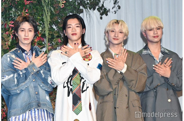 （左から）YUMA、SHOOT、FUMIYA、SHOW（C）モデルプレス