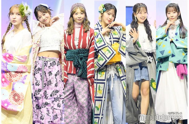 【現地取材】FRUITS ZIPPER「TGCジャカルタ2025」NEW KAWAII着物でランウェイ(C)モデルプレス