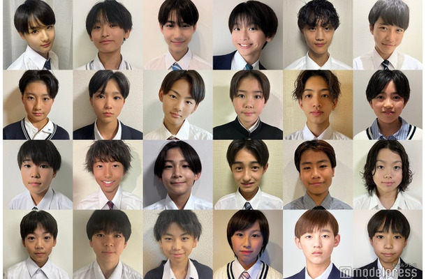 「中一ミスターコン2025」候補者の一部（提供写真）