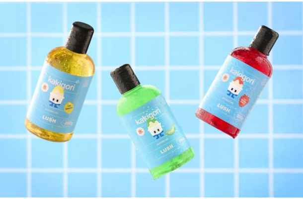 LUSH、かき氷のシロップのようなひんやり爽快ボディソープ“かき氷シリーズ”を夏季限定発売
