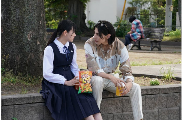 早坂美海、ラウール「愛の、がっこう。」第2話（C）フジテレビ
