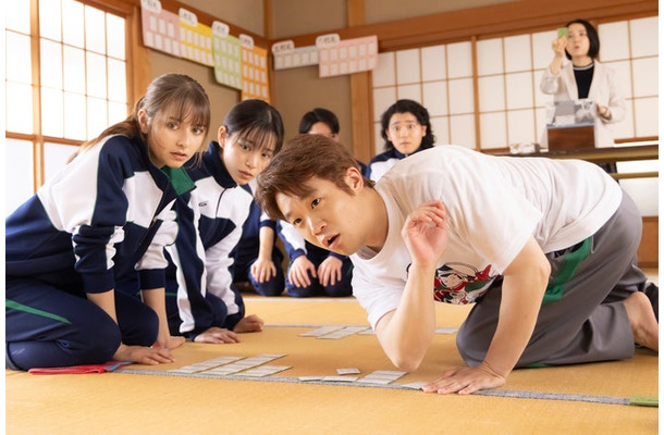 嵐莉菜、當真あみ、矢本悠馬「ちはやふる−めぐり−」第3話（C）日本テレビ