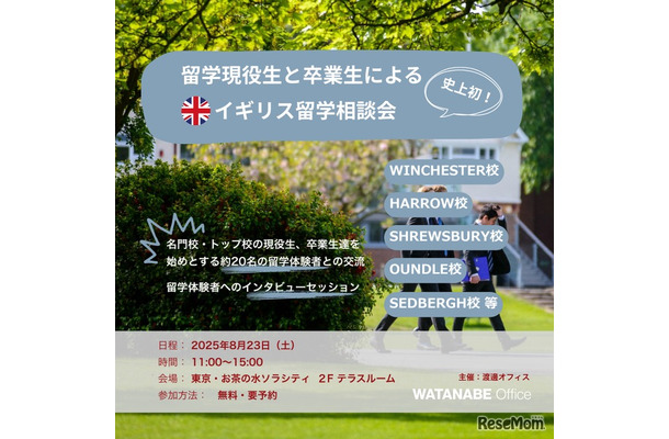 留学現役生と卒業生による、イギリス留学相談会 2025
