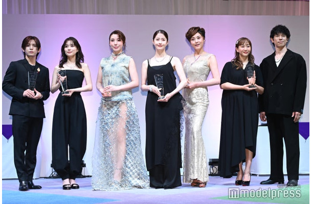 山田涼介、芳根京子、仲里依紗、松本若菜、藤原紀香、藤本美貴、庄司智春（C）モデルプレス