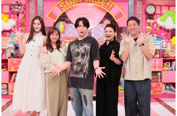 ゆうちゃみ、藤本美貴、宮舘涼太、島崎和歌子、高橋茂雄（C）日本テレビ