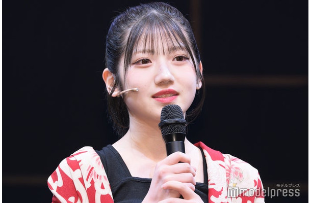 革命ミュージカル「新・幕末純情伝」の開幕直前舞台挨拶・公開ゲネプロに出席した村山彩希（C）モデルプレス