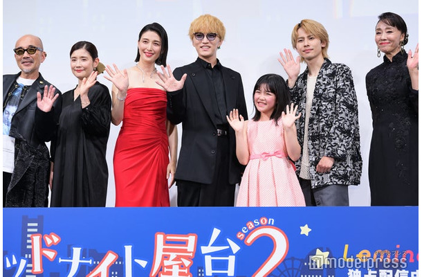 ドラマ「ミッドナイト屋台2～ル・モンドゥ～」配信記念スペシャルトークイベントに出席した竹中直人、石田ひかり、橋本マナミ、神山智洋、永瀬ゆずな、矢花黎、浅野ゆう子