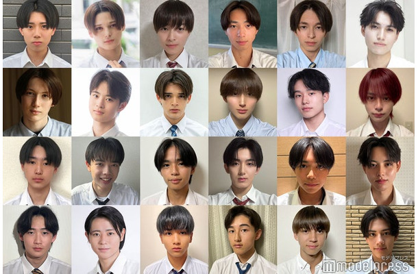 「男子高生ミスターコン2025」候補者の一部（提供写真）