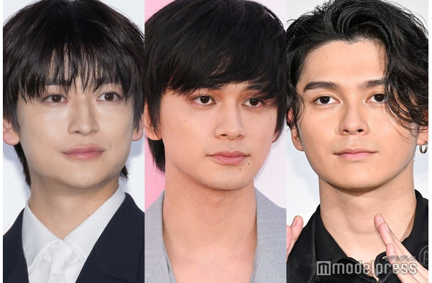 （左から）高橋文哉、北村匠海、眞栄田郷敦（C）モデルプレス