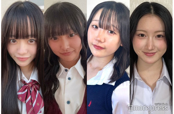 「女子高生ミスコン2025」中部エリア暫定上位4人