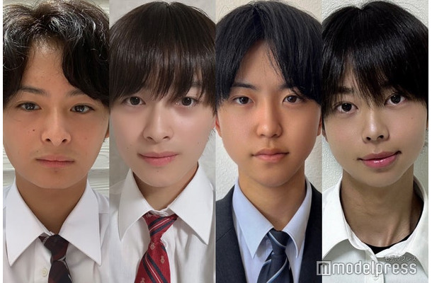 「男子高生ミスターコン2025」中部エリア暫定上位4人