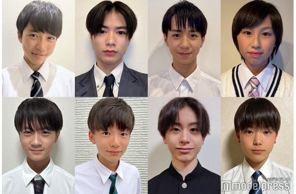 「男子中学生ミスターコン2025」西日本ブロックの候補者の一部