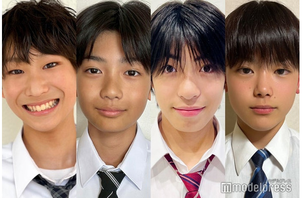 「男子中学生ミスターコン2025」西日本ブロック暫定上位4人