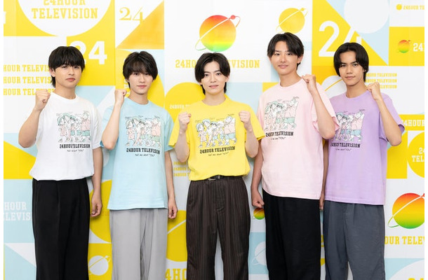 関西ジュニア／池川侑希弥、嶋崎斗亜、西村拓哉、伊藤篤志、角紳太郎（C）読売テレビ
